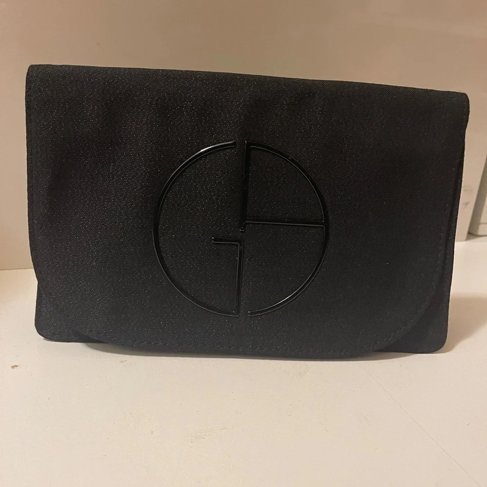 Giorgio Armani Black Sparkle Evening Pouch